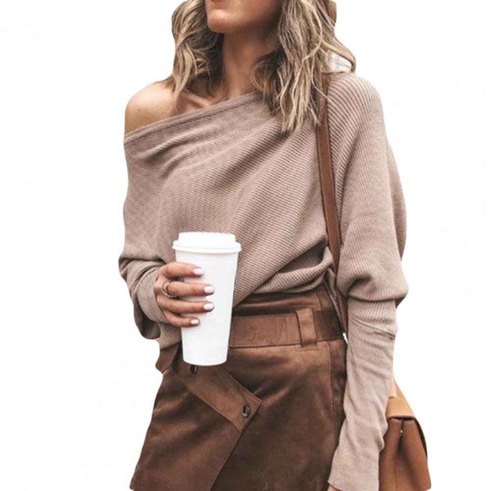 Skøn off-the-shoulder sweater