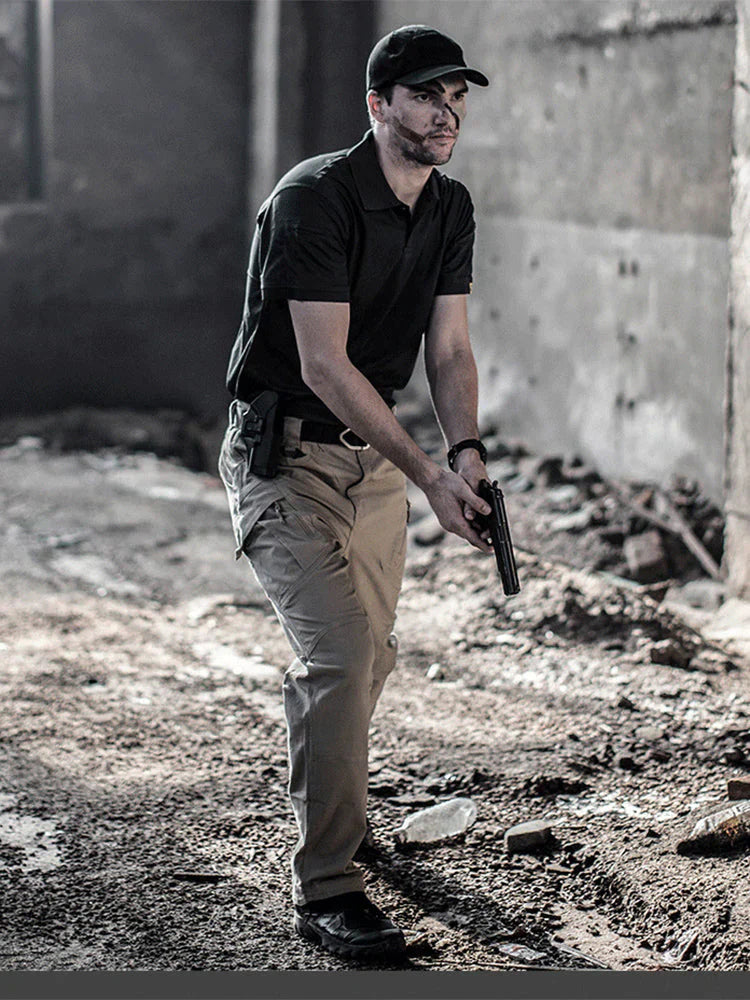 Taktiske cargobukser med flere lommer – herre