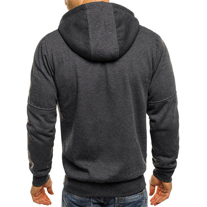 Jacks - herre sweatshirt med hætte og lynlås