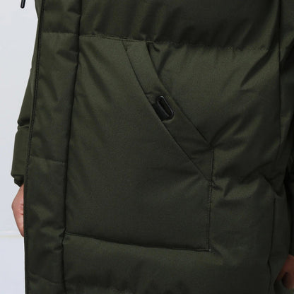 Grå lang parka til mænd - arne