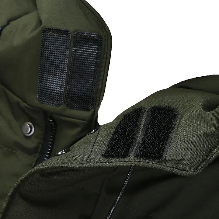 Grå lang parka til mænd - arne