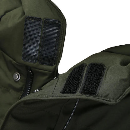 Grå lang parka til mænd - arne