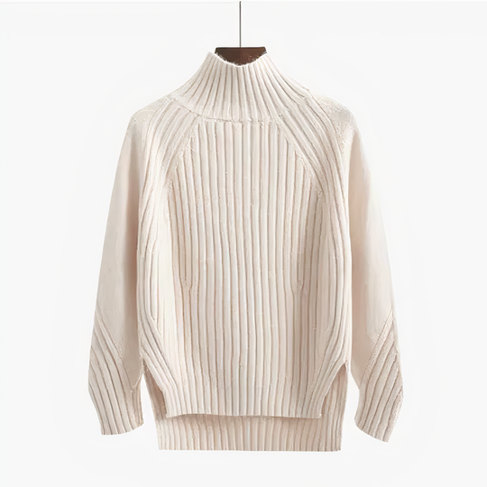 Lula - strikket sweater med rund hals