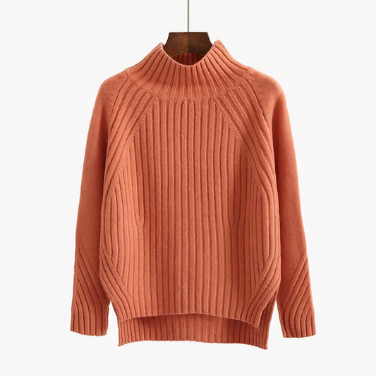 Lula - strikket sweater med rund hals