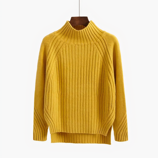 Lula - strikket sweater med rund hals