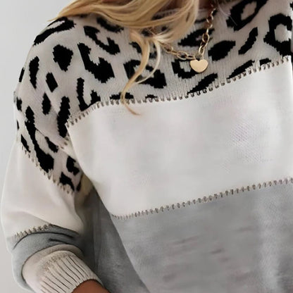 Varm strikket sweater til kvinder - klassisk og behagelig
