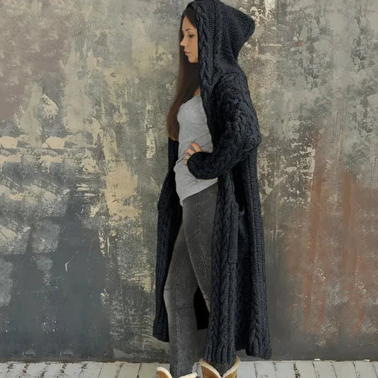 Anahi - varm og strikket cardigan