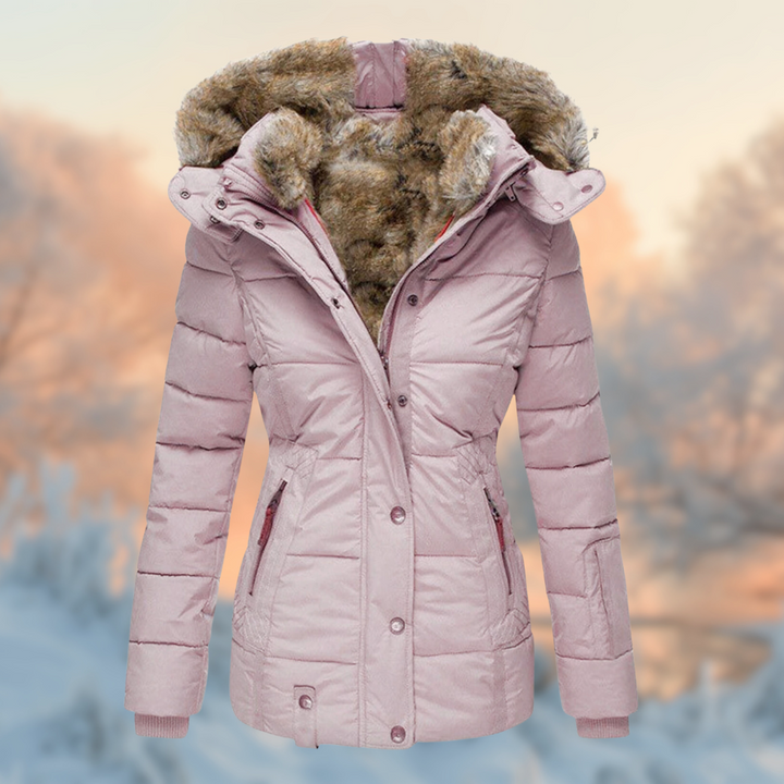 Cozycore – polstret jakke med varmt plysfor til kolde dage