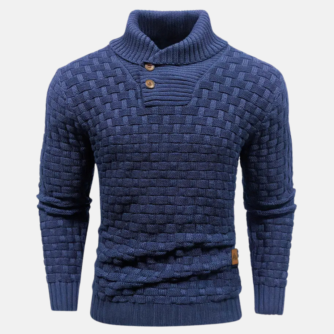 Essential - strikket herresweater - blød og alsidig