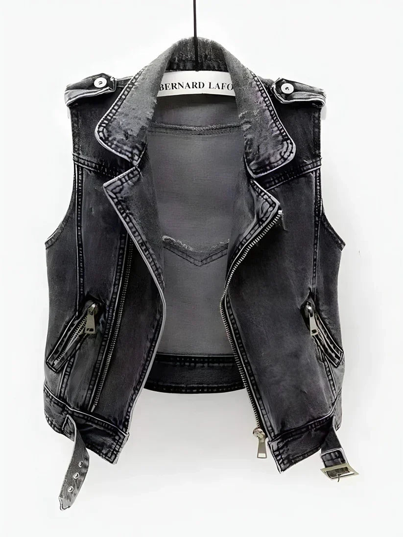 Laëtitia – denimvest til kvinder