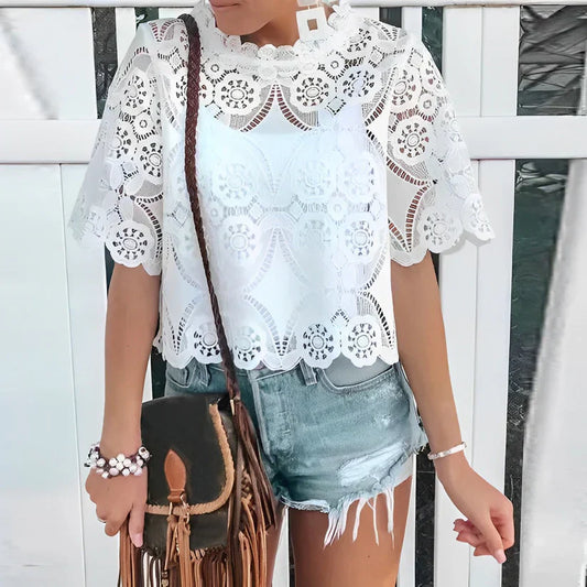 Laysha |. Sommerlig dametop for afslappet elegance