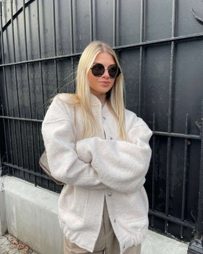 Mazie - moderigtig damejakke i oversize
