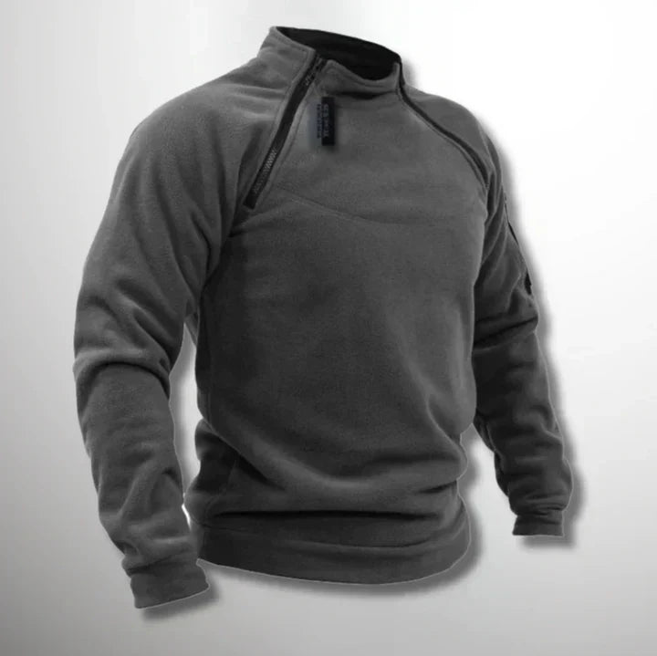 Vindtæt, varm fleece sweater til mænd
