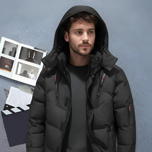 Vandtæt parka til mænd til koldt vejr – herrer