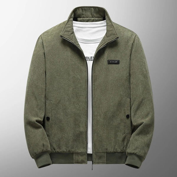 Stilfuld vinterbomberjakke til mænd med hætte – herre