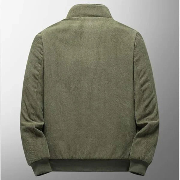 Stilfuld vinterbomberjakke til mænd med hætte – herre