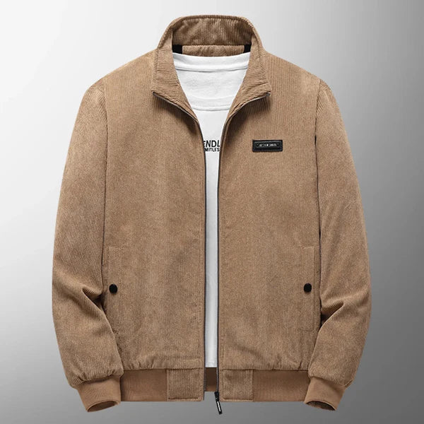 Stilfuld vinterbomberjakke til mænd med hætte – herre