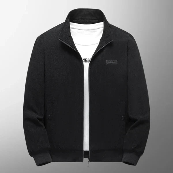 Stilfuld vinterbomberjakke til mænd med hætte – herre