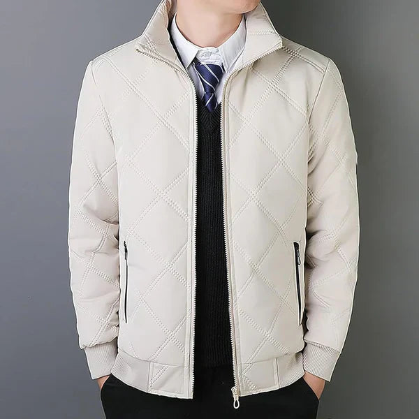 Ultratynd, fleeceforet vinterjakke til mænd