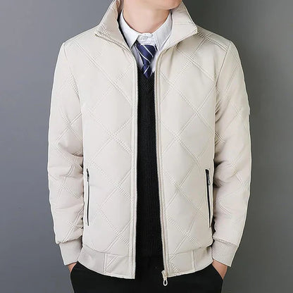 Ultratynd, fleeceforet vinterjakke til mænd