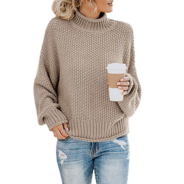 Rovie | tyk sweater med høj halsudskæring