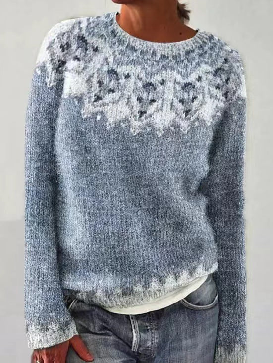 Olivia - Jumper med geometrisk mønster