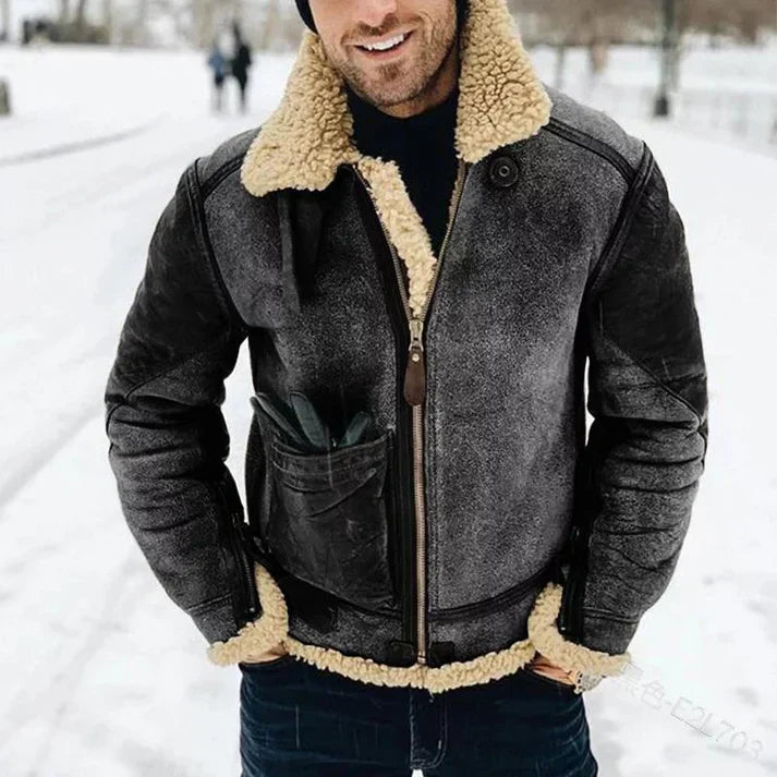 Pim - stilfuld læderjakke