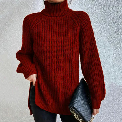 Annette - smuk sweater - rullekravesweater