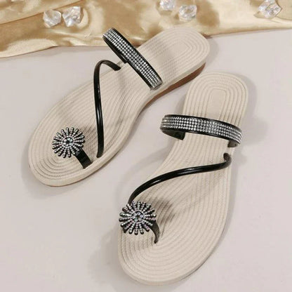 Aislee | sandaler med et mønster af snefnug