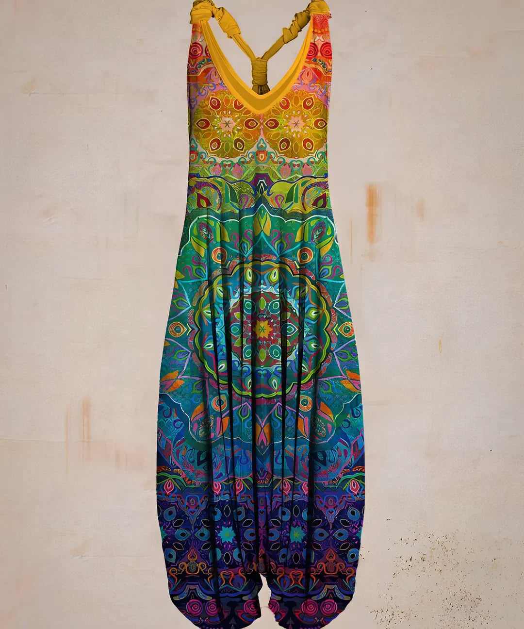 Lisa - printet boho jumpsuit til kvinder
