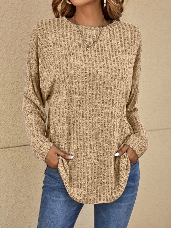 Langærmet sweater til stilfuld damemode