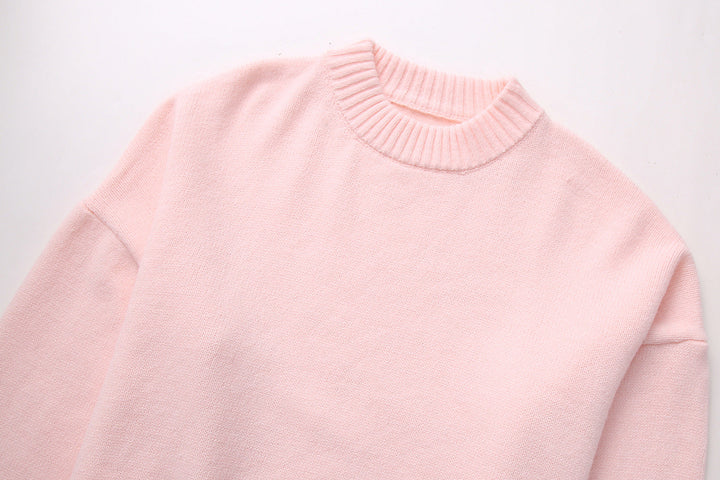 Sweater med oksehalssovs