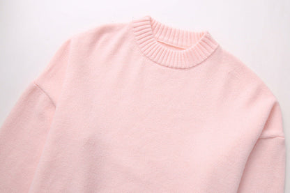 Sweater med oksehalssovs