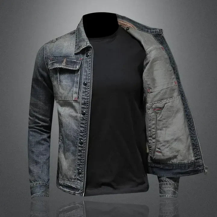 Felix - retro denimjakke