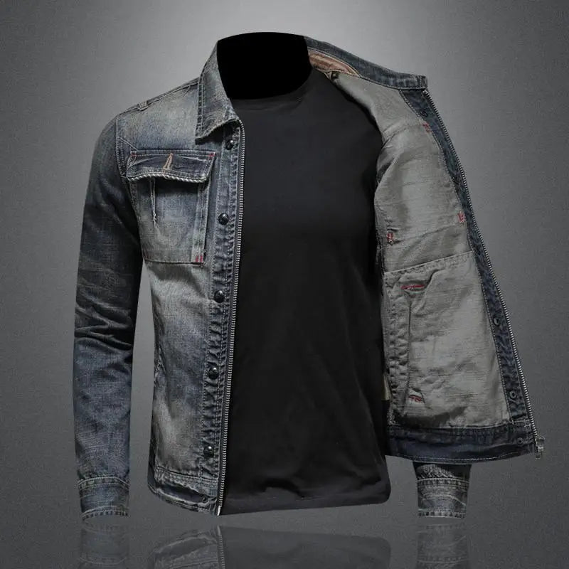 Bruno – vintage denimjakke til mænd