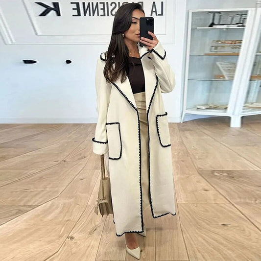 Esmeralda - hyggelig lang trenchcoat til kvinder