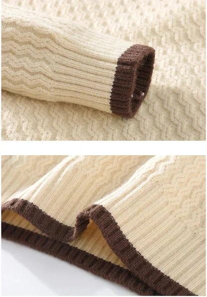 Vincent tekstureret striksweater – herre