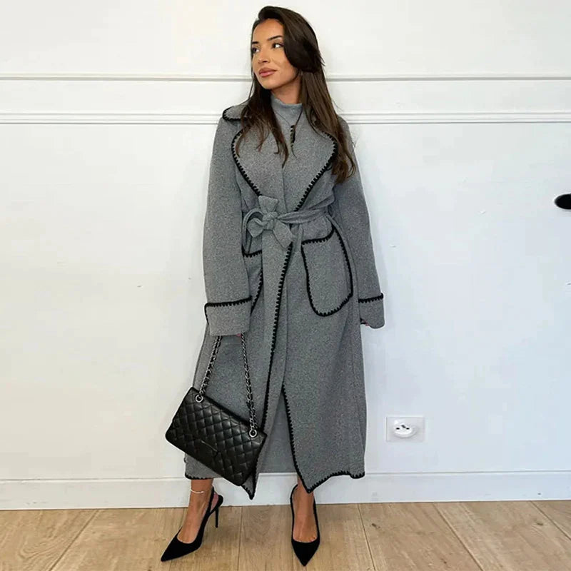 Esmeralda - hyggelig lang trenchcoat til kvinder