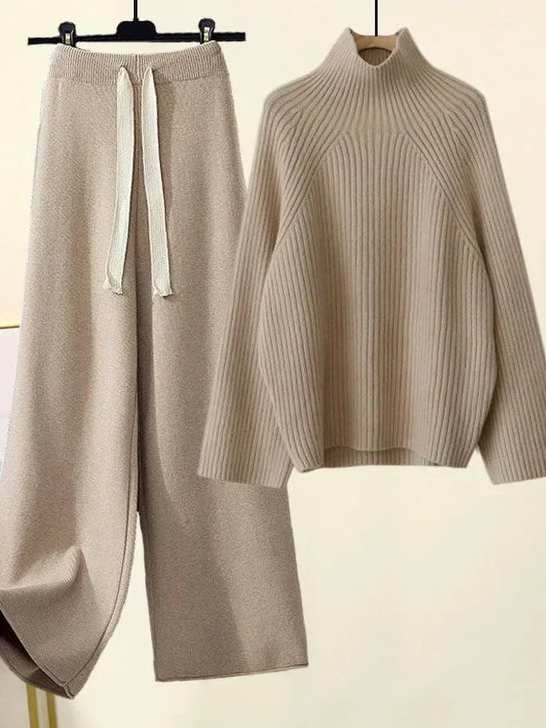 Vinterstrikkesæt - varme og stil i et elegant outfit