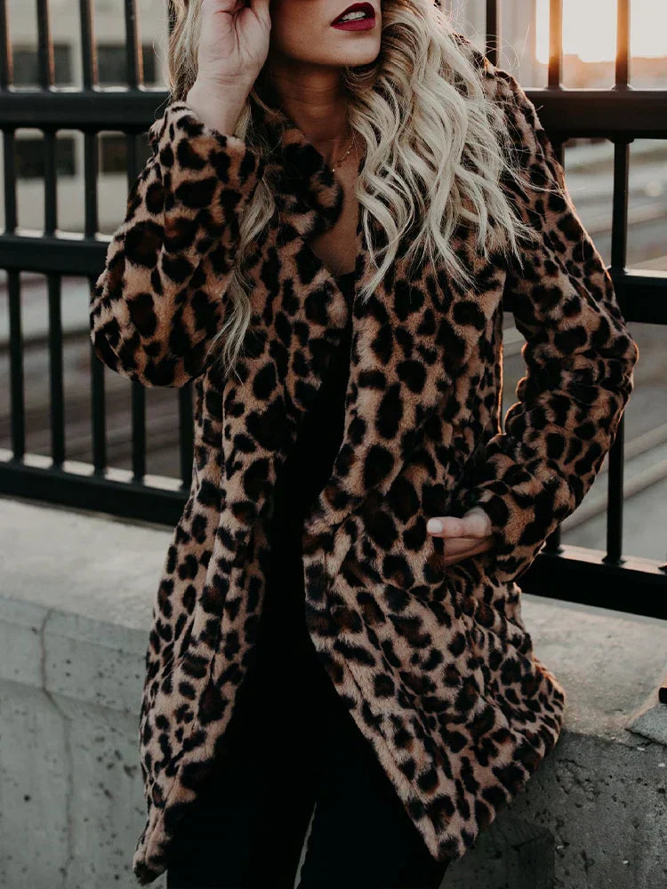 Leopardprint jakke fra sophie