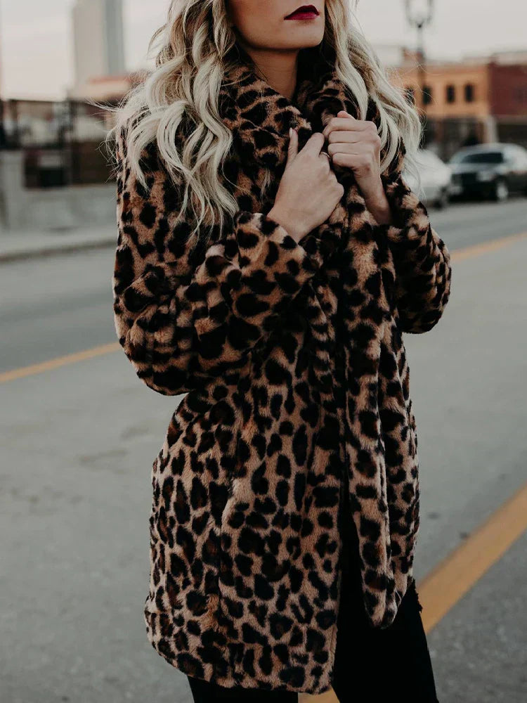 Leopardprint jakke fra sophie