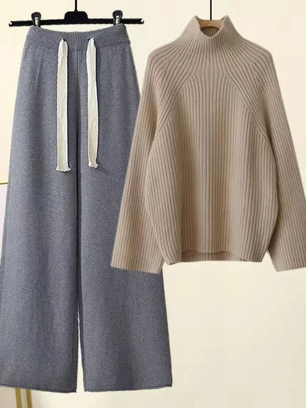 Vinterstrikkesæt - varme og stil i et elegant outfit