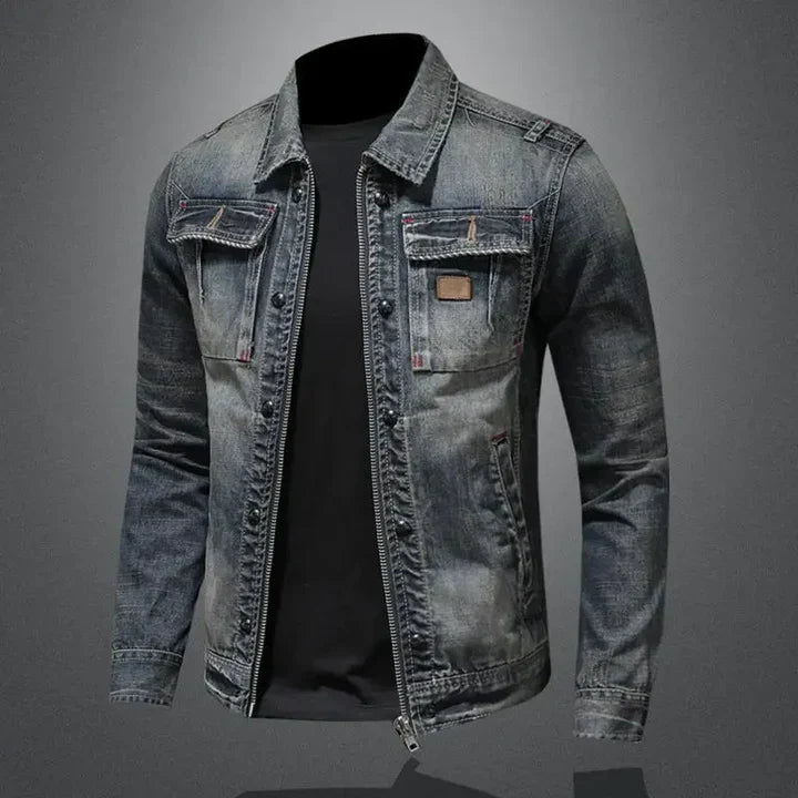 Felix - retro denimjakke