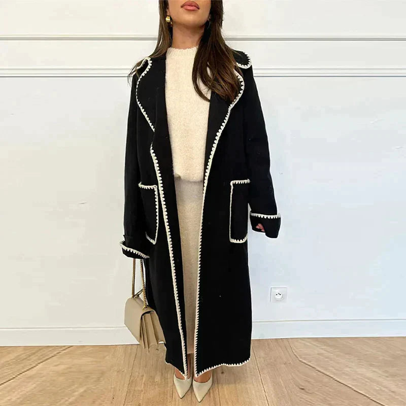 Esmeralda - hyggelig lang trenchcoat til kvinder