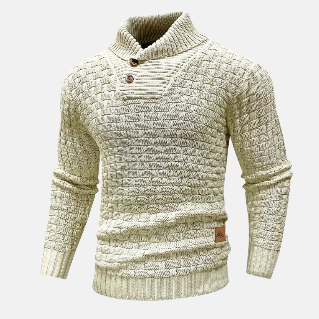 Essential - strikket herresweater - blød og alsidig