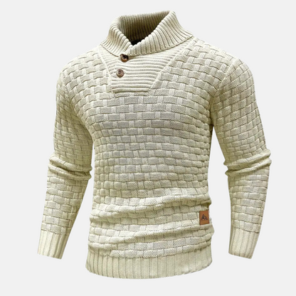 Essential - strikket herresweater - blød og alsidig