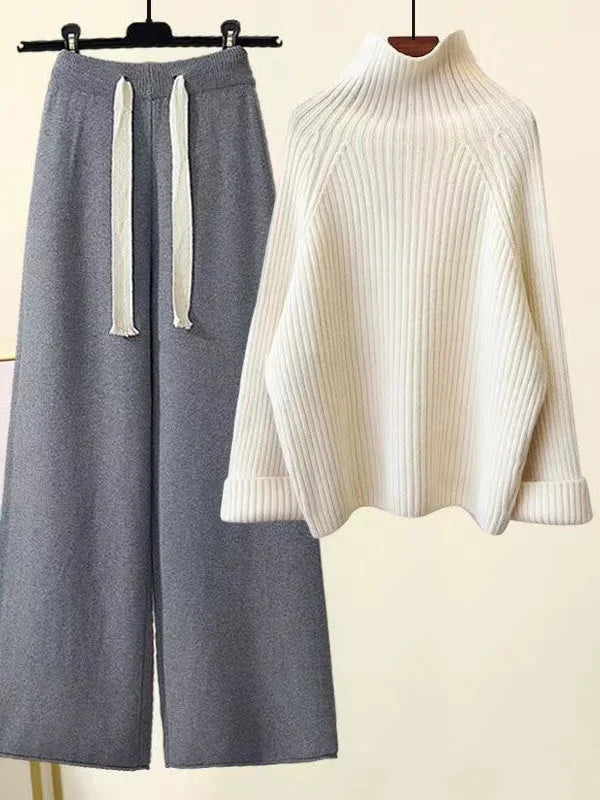 Vinterstrikkesæt - varme og stil i et elegant outfit