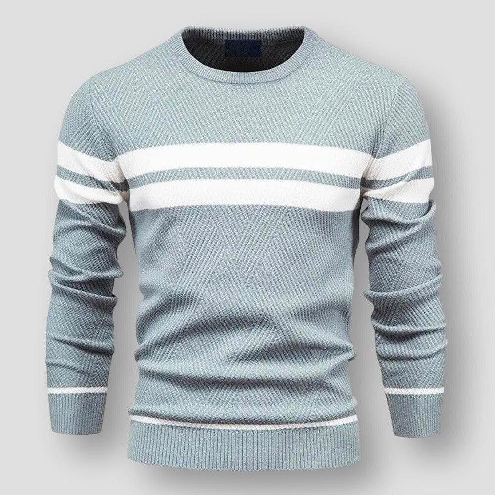 Dundeve - hyggelig stribet sweater, stilfuld og behagelig