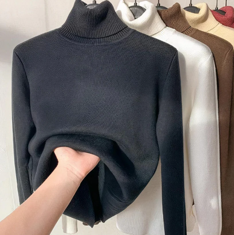 Isabella – elegant rullekravetrøje til kvinder