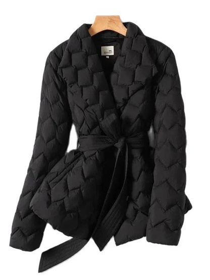 Tiana – hyggelig puffer fleecejakke